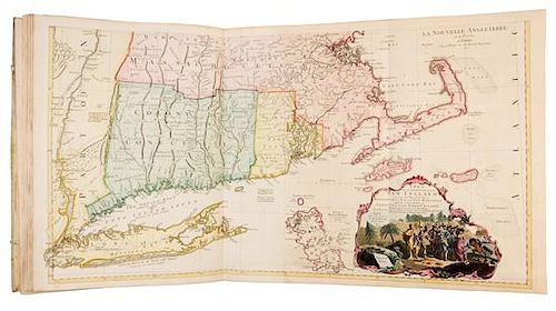 * LE ROUGE, George Louis (1712-1790). Atlas Amériquain Septentrional contenant les details des differentes provinces... Paris, 1