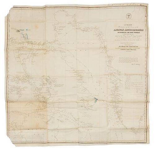 * MAURY, Matthew Fontaine. A Chart...of the Cruise of the American Arctic Expedition in search of Sir John Franklin. Wash., D.C.