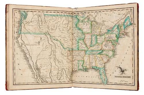 * MORSE, Sidney Edwards (1794-1871). Atlas of the United States. New Haven: N. & S. S. Jocelyn, 1823.