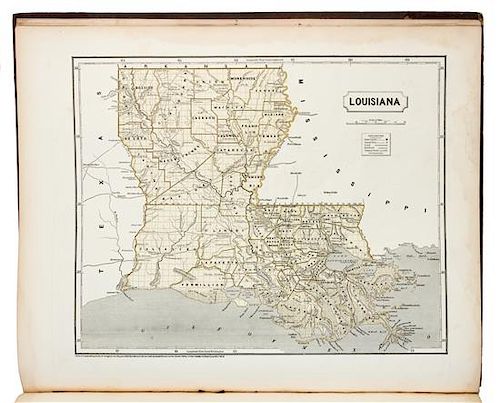 * MORSE, Sidney Edward (1794-1871) and Samuel BREESE (1802-1873). Morse's North American Atlas. New York 1842 [but 1845].