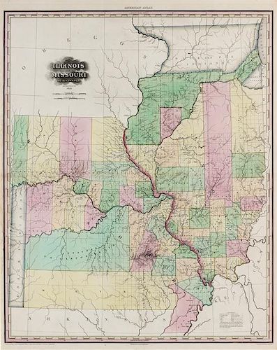 * TANNER, Henry Schenck (1786-1858). Illinois and Missouri...Improved to 1825. Philadelphia, 1825.