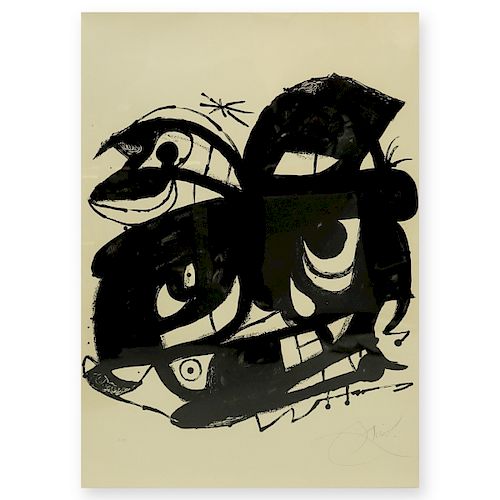 Joan Miro, Spanish (1893-1983) Lithograph
