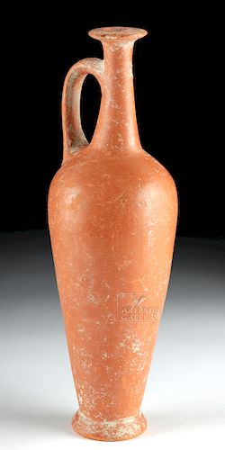 Ancient Cypriot Redware Spindle Bottle