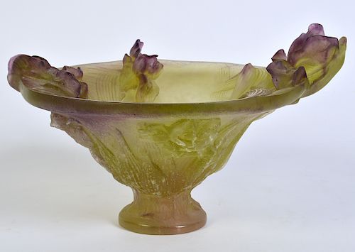 Daum Crystal Iris Bowl