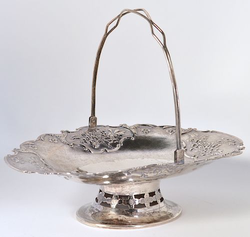 Chinese Sterling Basket by Tuck Chang