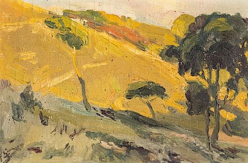 Francisco Gimeno, Landscape, Oil on canvas Francisco Gimeno, Paisaje , Óleo sobre lienzo