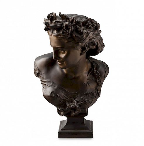 After Jean-Baptiste Carpeaux, "Le printemps", Bronze sculpt Según Jean-Baptiste Carpeaux, "Le printemps", Escultura en 