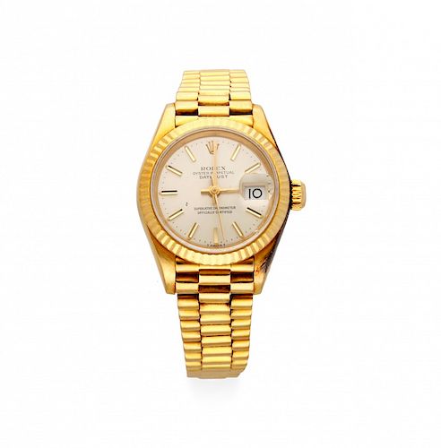 Rolex, Datejust, Gold wristwatch Rolex, Datejust, Reloj de pulsera en oro
