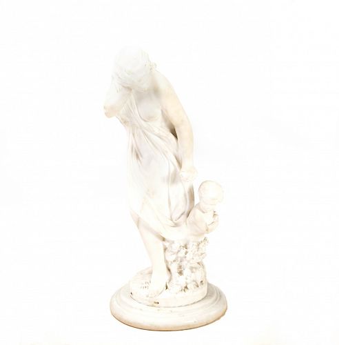 Pasquale Romanelli, Venus and Cupid, Marble sculpture Pasquale Romanelli, Venus y Cupido, Escultura en mármol
