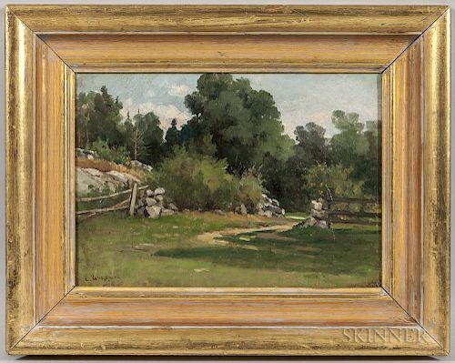 Edward Burrill Jr. (Massachusetts, 1835-1913)  Path Through the Fence
