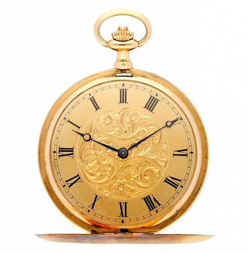 Brevet, Gold pocket watch Brevet, Reloj de bolsillo en oro.