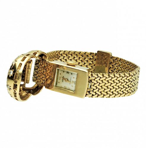 Lady’s watch-jewel, mid 20th Century Reloj-joya de señora de mediados del siglo XX