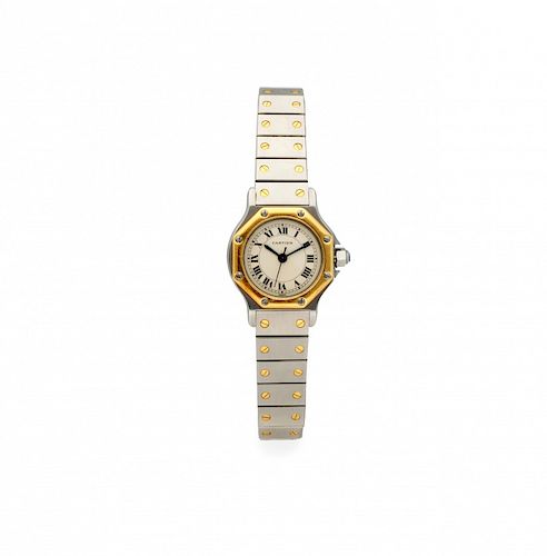 Cartier, Santos Damen Octagon, Wristwatch Cartier, Santos Damen Octagon, Reloj de pulsera