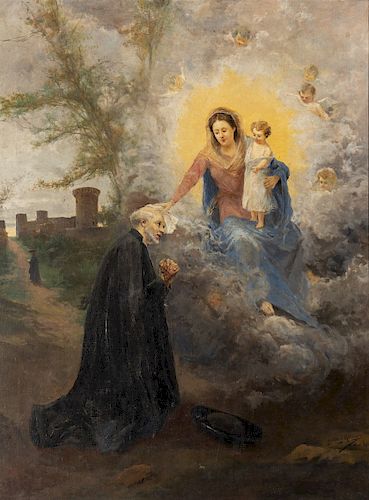 Manuel García y Rodríguez, Apparition of Madonna to Saint A Manuel García y Rodríguez , Aparición de la Virgen a San Al