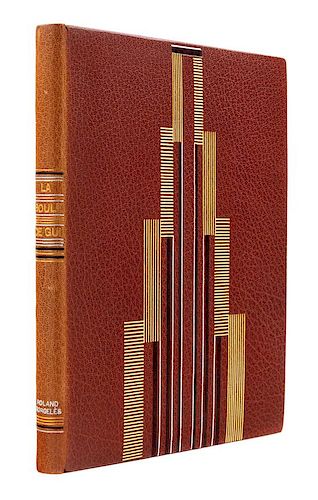 * [BINDINGS]. [LÉOTARD, GENEVIÈVE - BINDER]. A group of 3 works in fine Art Deco bindings by Léotard.
