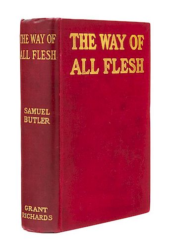 * BUTLER, Samuel (1825-1902). The Way of All Flesh. London: Grant Richards, 1903.