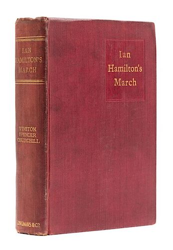 CHURCHILL, Winston Spencer (1874-1965). Ian Hamilton's March. New York and Bombay: Longmans, Green, and Co., 1900.