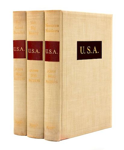 DOS PASSOS, John (1896-1970).-MARSH, Reginald (1898-1954) U.S.A. Boston: Houghton Mifflin Company, 1946.