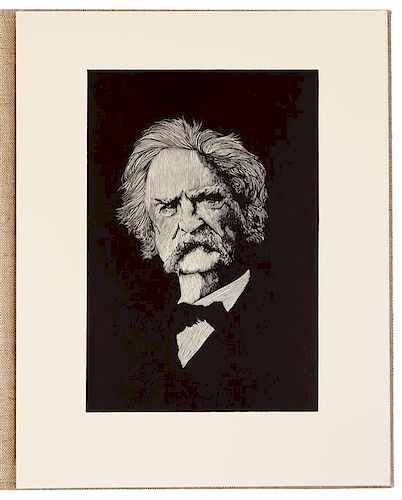 [FINE PRESS]. CLEMENS, Samuel Langhorne ("Mark Twain," 1835-1910). -- Barry MOSER, illustrator. Adventures of Huckleberry Finn.