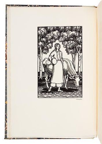 HARDY, Thomas (1840-1928). Vivien GRIBBLE, illustrator (1886-1932). Tess of the D'Urbervilles. A Pure Woman. London, 1926.