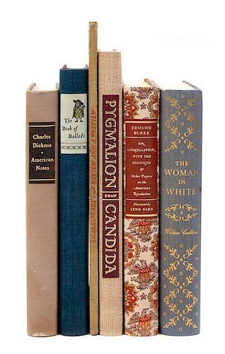[LIMITED EDITIONS CLUB -- BRITISH LITERATURE]. A group of 6 works published by the Limited Editions Club.
