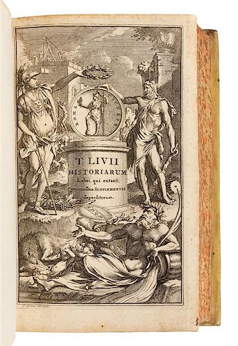 * LIVIUS, Titus (59 B.C.-17 A.D.). Historiarum quod extat, cum integris Joannis Freinshemii supplementis. Amsterdam and Utrecht,