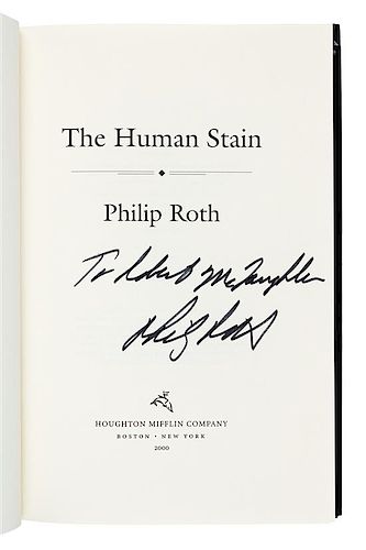 ROTH, Philip (1933-2018). A group of 5 works, published by Houghton Mifflin Company in Boston and New York.