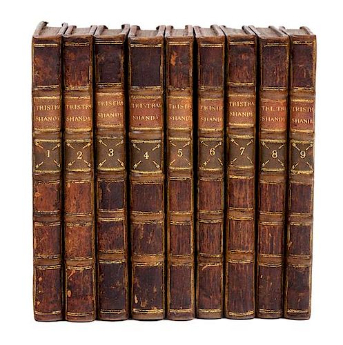 * STERNE, Laurence (1713-1768). The Life and Opinions of Tristram Shandy. [York] and London, 1760-1767.