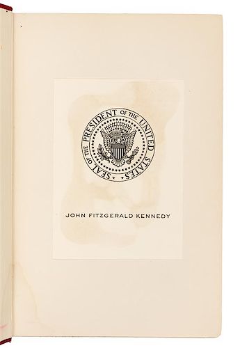 [KENNEDY, John F.]. -- BRIGHAM, Albert Perry. Cape Cod and the Old Colony. New York and London, 1921.