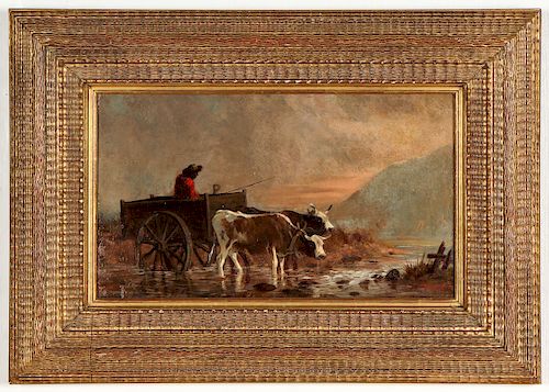 Joseph R. Evans Jr. (19th c.) Landscape Painting