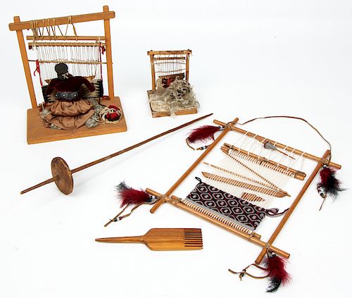 Collection of Navajo Weaving Artifacts