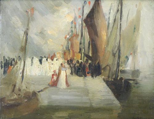 TURNER, August Drexel. Oil on Board. Processional