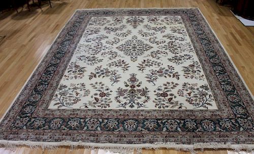 Vintage and Large Finely Hand Woven Carpet.