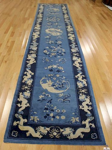 Antique and Finely Woven Chinese Runner.