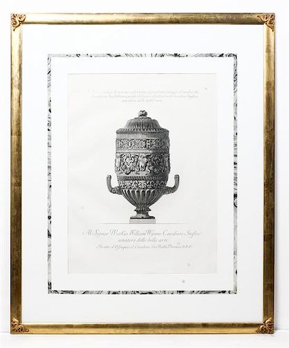 An Italian Engraving Height 22 x width 16 inches.