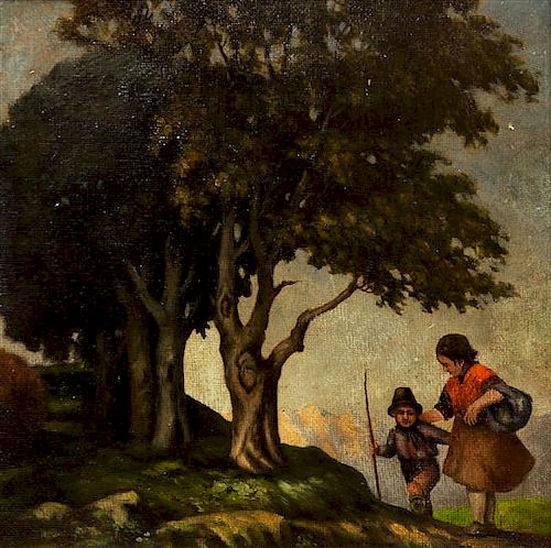 Rudolf Mutschke, (German, 19th century), Walking Home