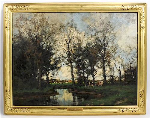 Arnold Marc Gorter, (Dutch, 1866-1933), Springtime-Holland
