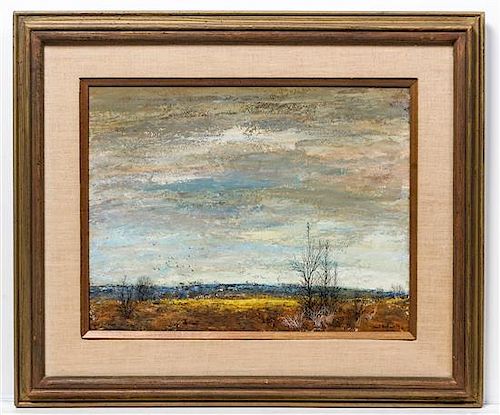 Mel Kishner, (American, 1915-1991), Landscape, 1974