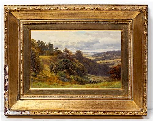 Henry Cheadle, (British, 1852-1910), Landscape Scene, 1906