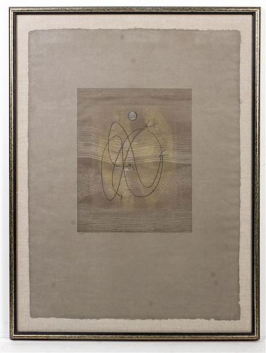 * Karl Fred (Friedrich) Dahmen, (German, 1917-1981), B (Abstract Composition), 1979