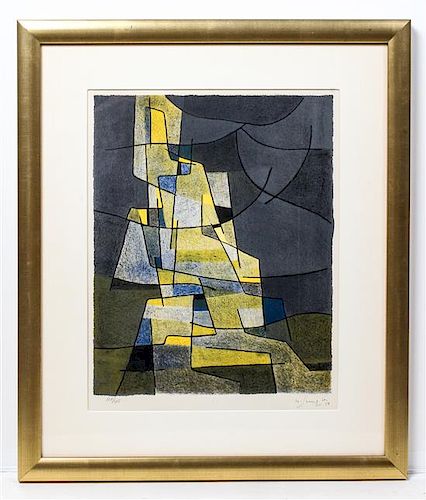 * Gustave Singier, (French, 1909-1984), Cubist Figure, 1958