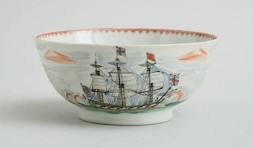 CHINESE EXPORT PORCELAIN FAMILLE ROSE BOWL