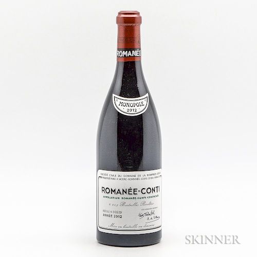 Domaine de la Romanee Conti Romanee Conti 2012, 1 bottle