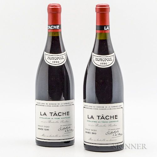 Domaine de la Romanee Conti La Tache 1990, 2 bottles