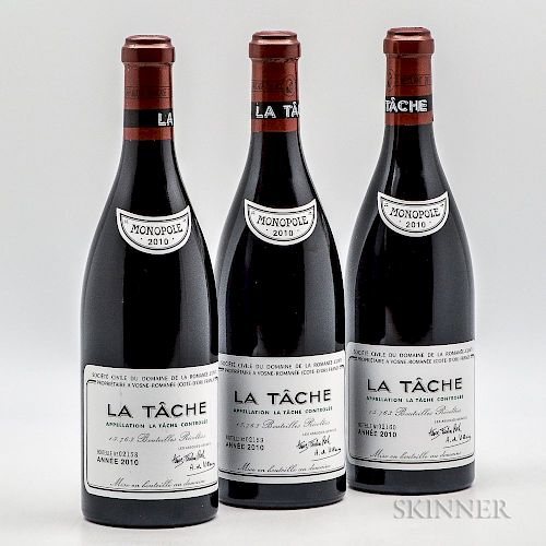 Domaine de la Romanee Conti La Tache 2010, 3 bottles