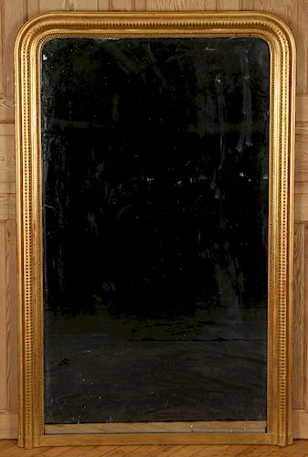 FRENCH 19TH C. GILT WOOD LOUIS PHILIPPE MIRROR