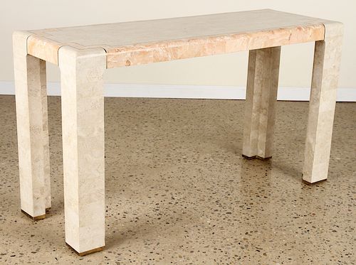 MAITLAND SMITH TESSELLATED MARBLE CONSOLE