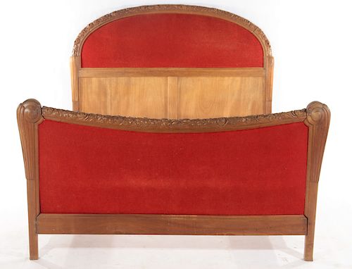 FULL SIZE FRENCH ART DECO BED C.1935