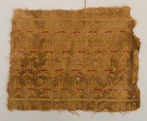 GROUP OF NINETEEN WOVEN TEXTILE FRAGMENTS