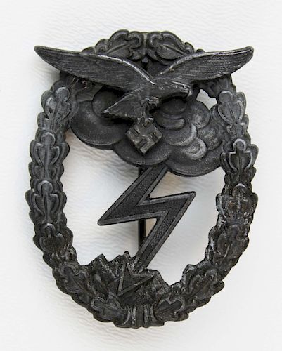 WWII German Luftwaffe ground assault badge